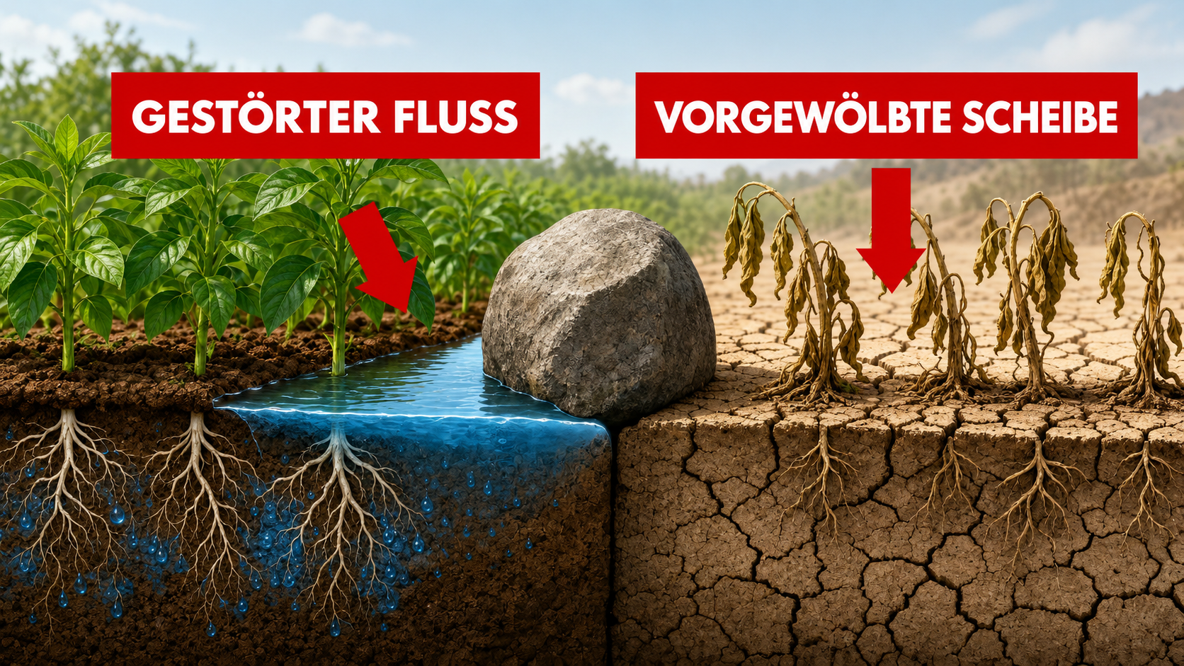 Gestörter Fluss
